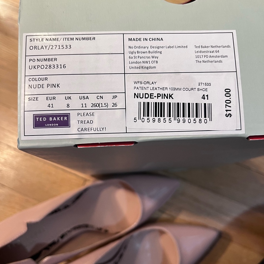 Ted Baker London Orlinay Nude Pink Dress Pumps - Picture 8 of 9